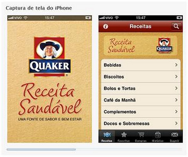 Aplicativo Quaker